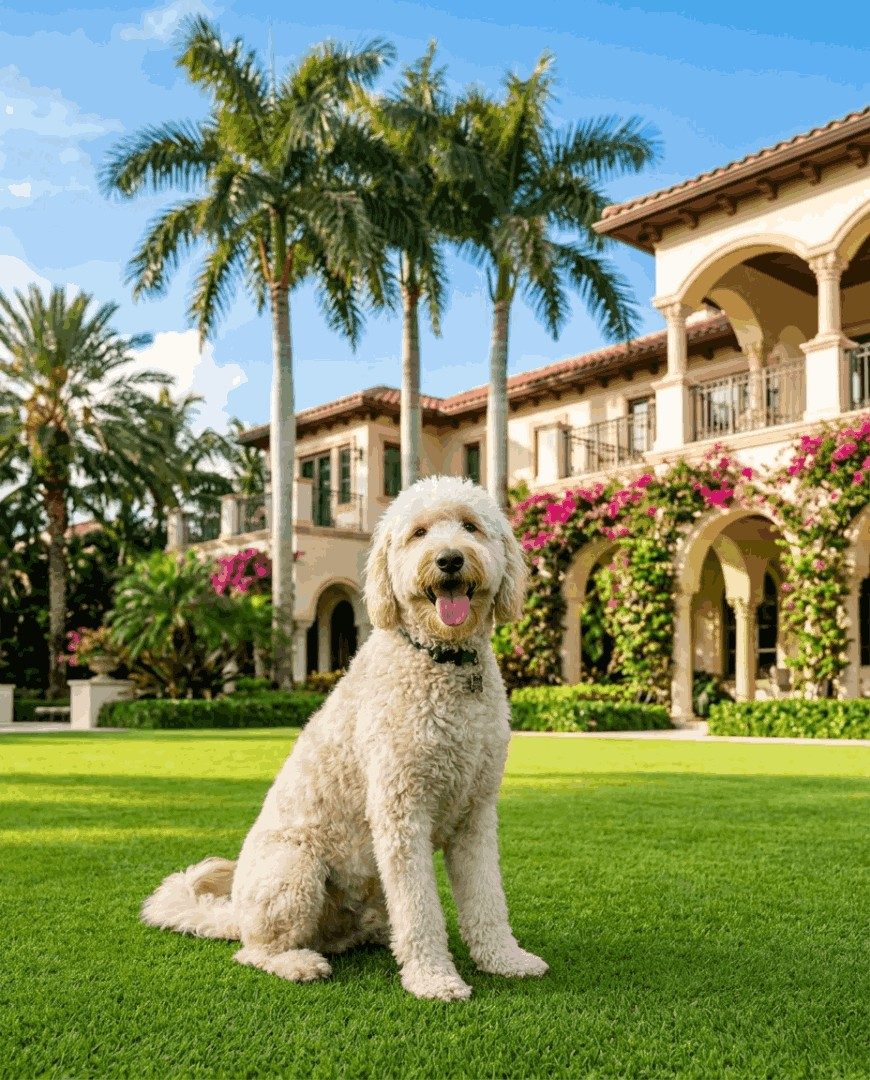 A dog at a Dogoboca park session