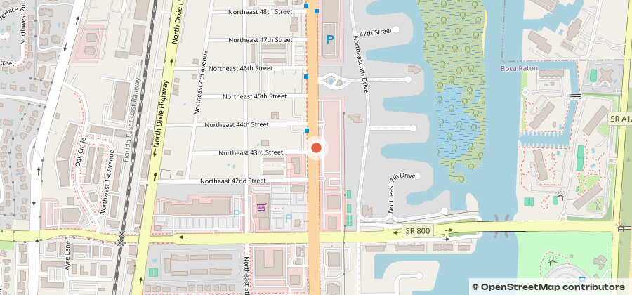 Map showing 4400 N Federal Highway, Suite 188, Boca Raton, FL 33431